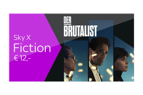 Stream dir jetzt Sky X Fiction um nur € 12,- mtl. statt € 19,99 mtl. - selbstverständlich monatlich kündbar. 